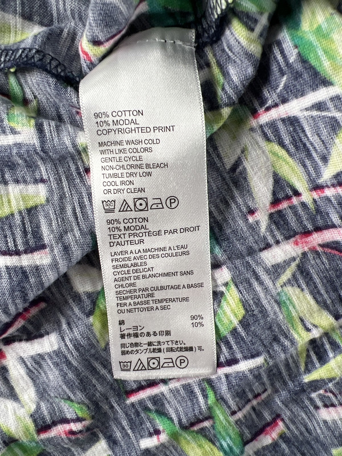 Tommy Bahama Women’s Navy Blue Floral Short Sleeve Sheath Dress - XS