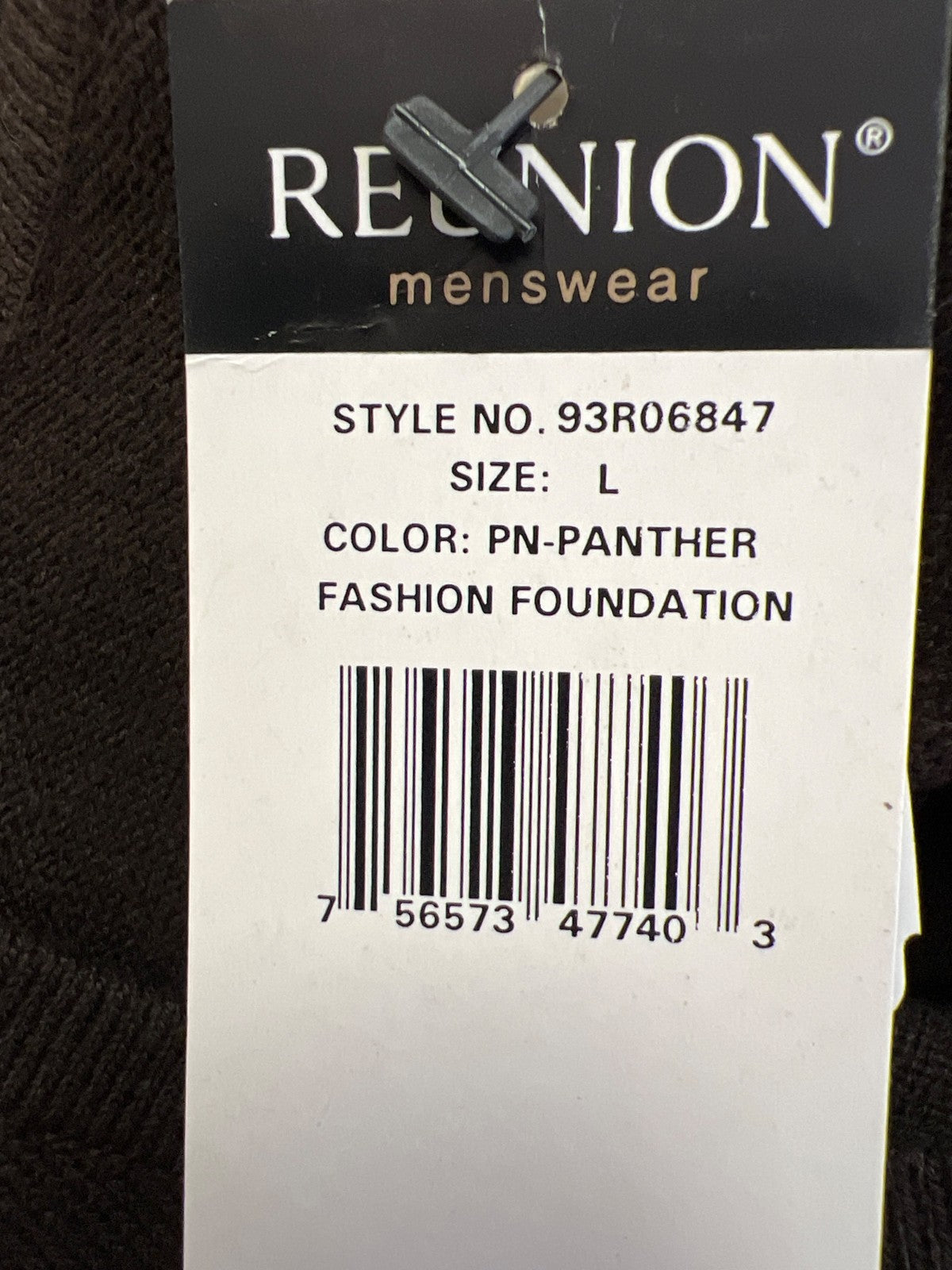 Reunion Men’s Brown Long Sleeve V-Neck Sweater - L