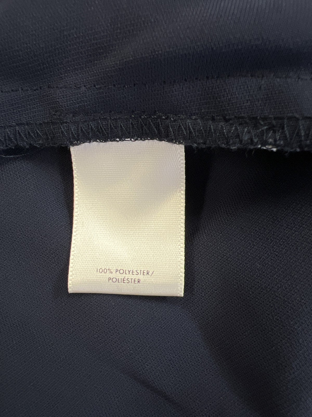 Ann Taylor Women’s Navy Blue Long Sheer Sleeve Short Shift Dress - 4