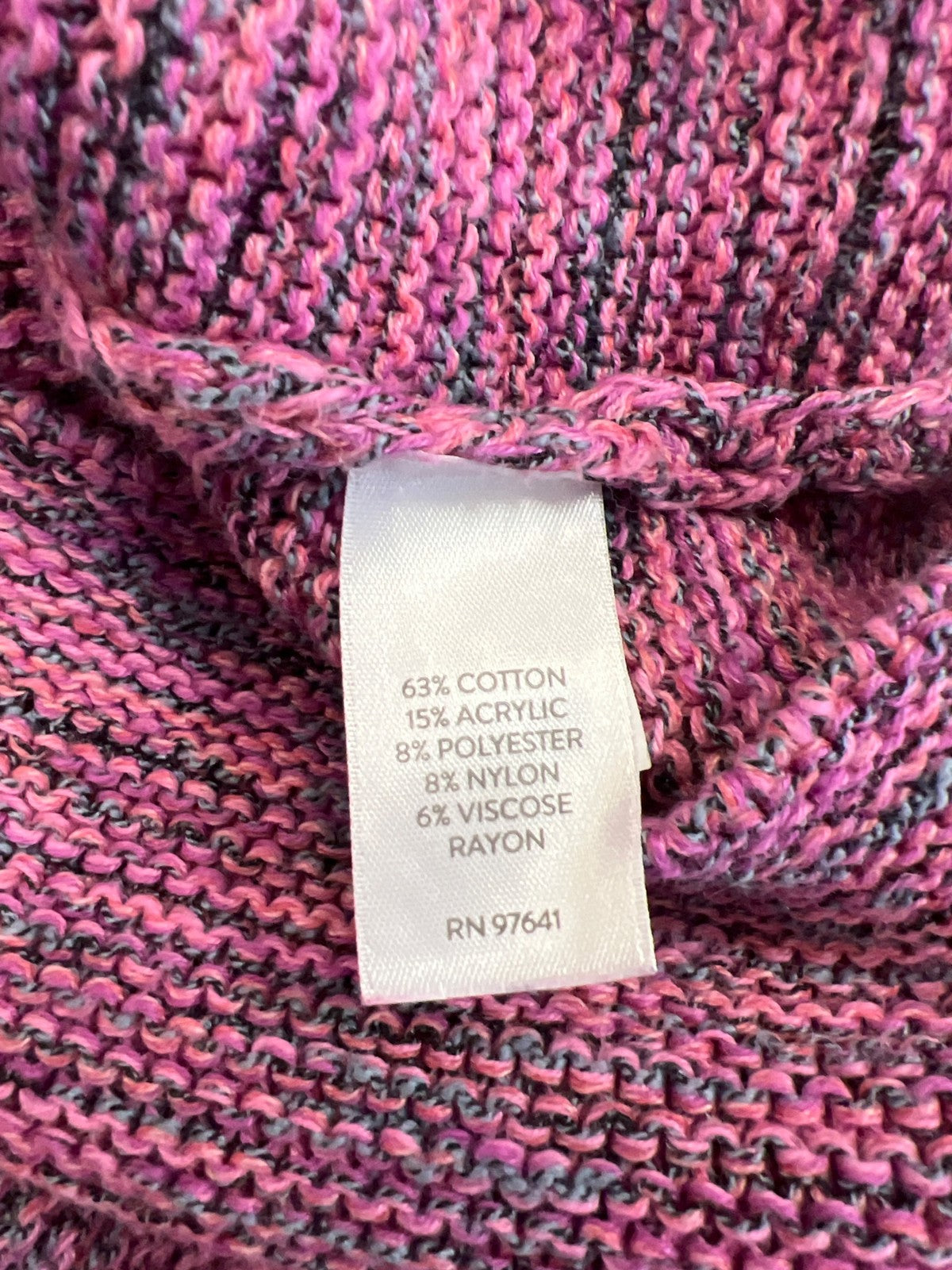 J.Jill Women’s Pink Long Sleeve Cowl Neck Knit Sweater - S Petite