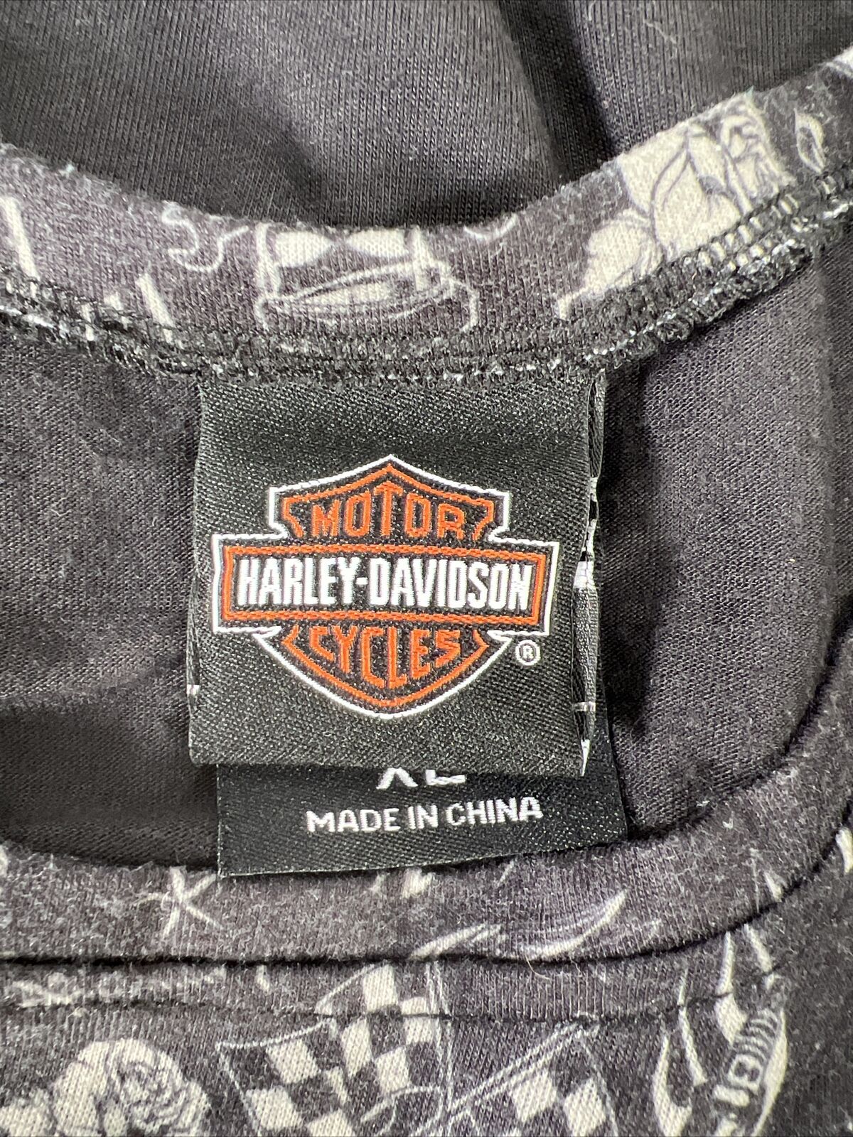 Harley-Davidson Women's Black Short Sleeve Graphic T-Shirt - XL