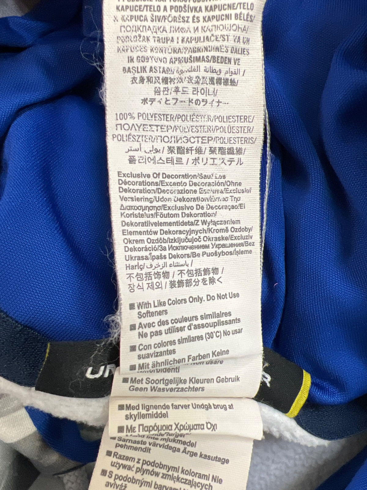 Under Armour Men’s Gray/Blue Fleece Lined Storm Pullover Sweatshirt - L