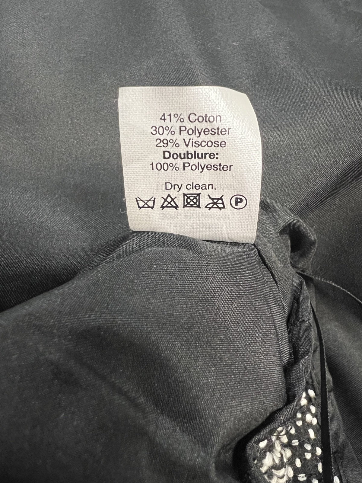 NEW J.Crew Women’s Black/White Dot Jacquard Pull On Straight Skirt - 6