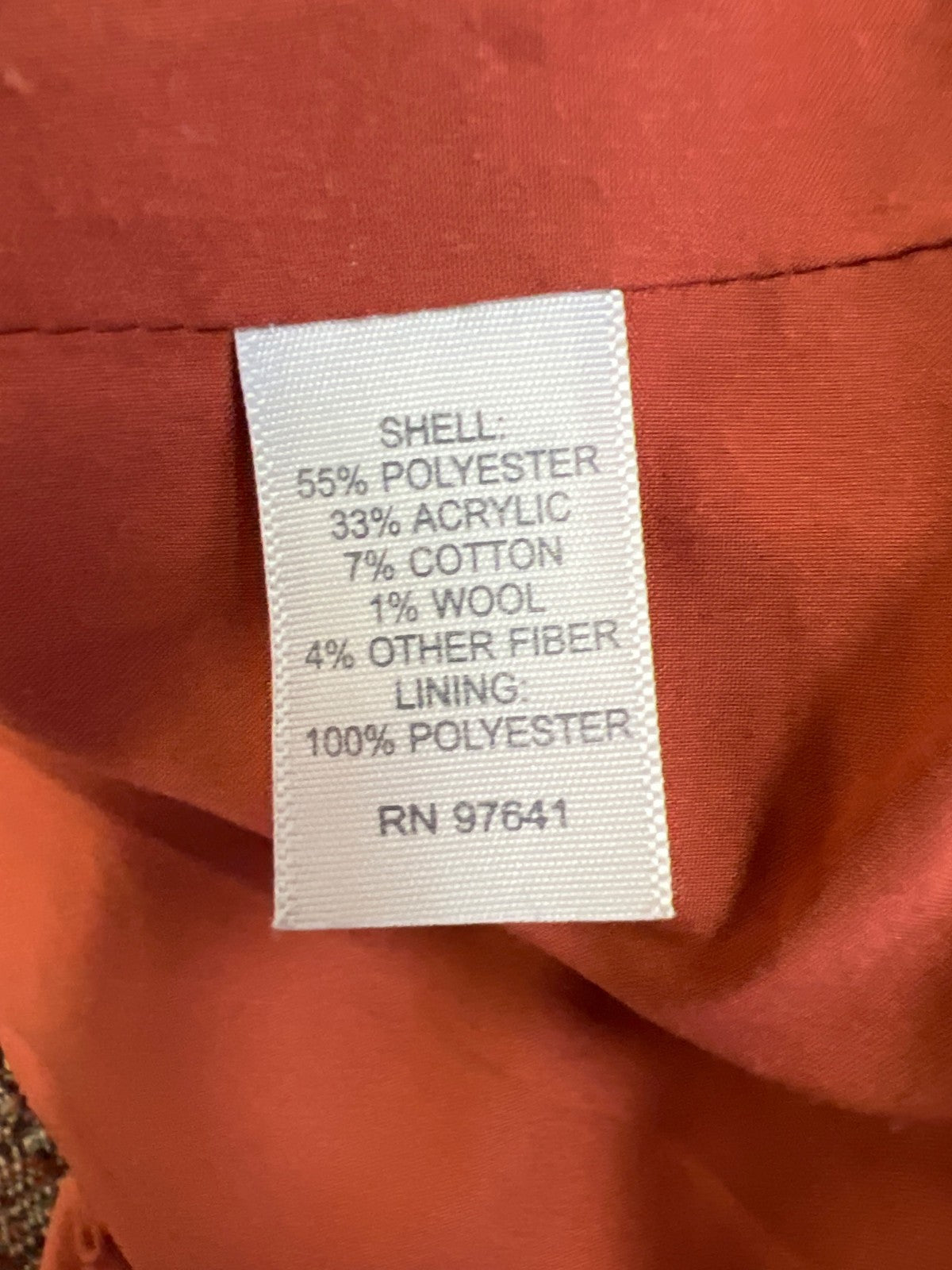 J.Jill Women’s Brown Lined Long Sleeve Tweed Button Up Jacket - L