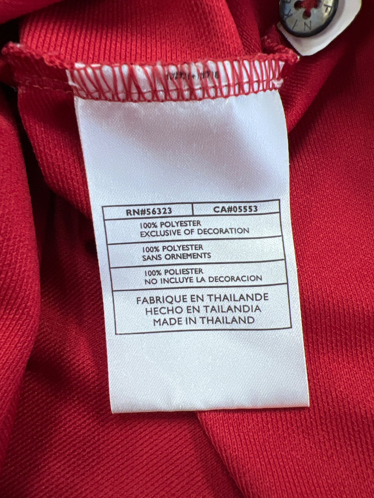 Nike Golf Men’s Red Short Sleeve Athletic Polo Shirt- M