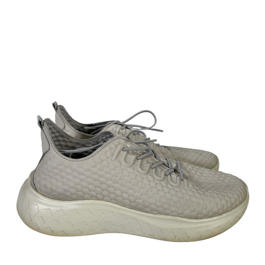 Ecco Men's Gray/Ivory Therap Comfort Lace Up Sneakers - 43/US 10