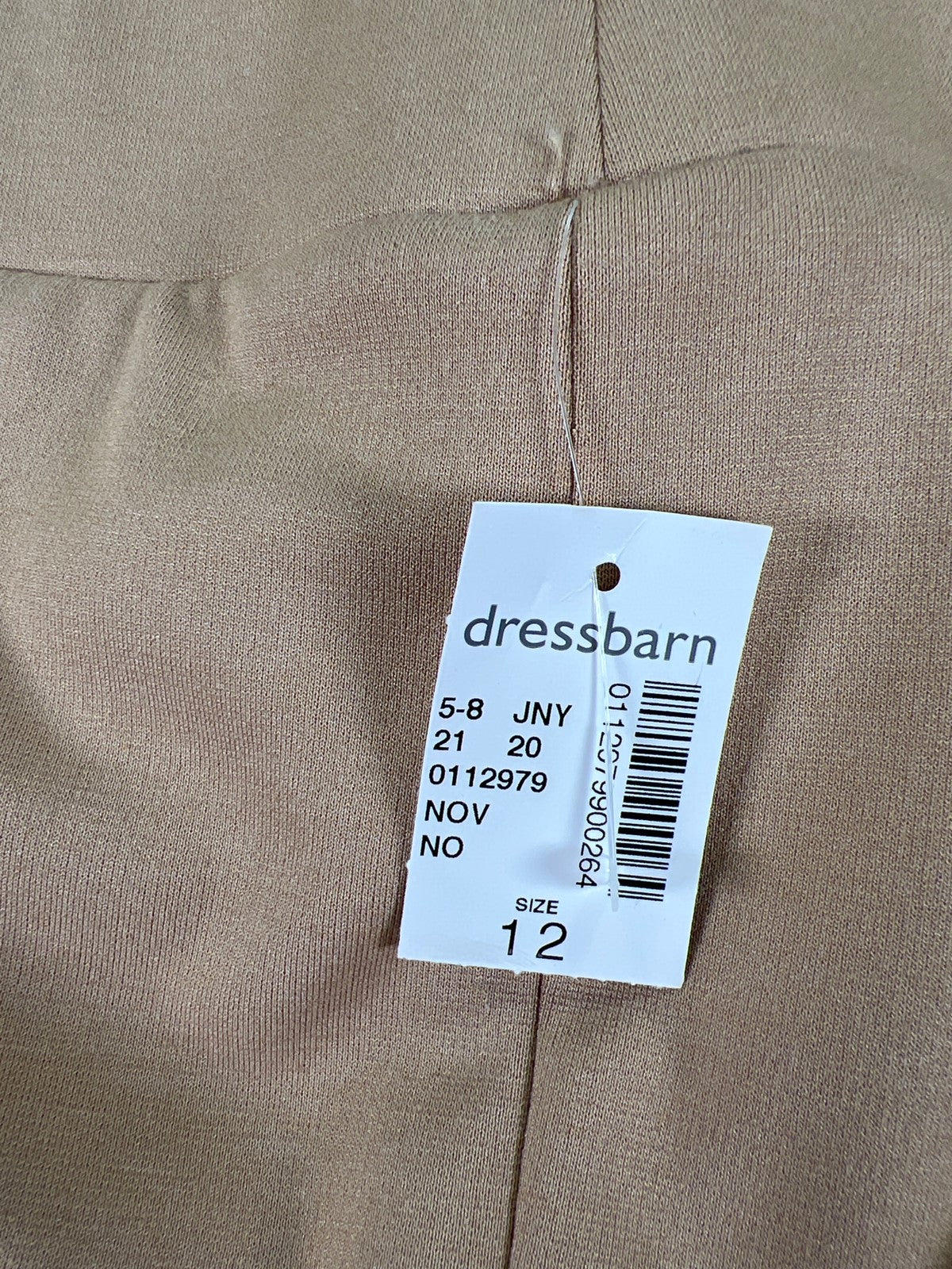 Kasper Women’s Beige Pull On Stretch Trouser Pants - 12