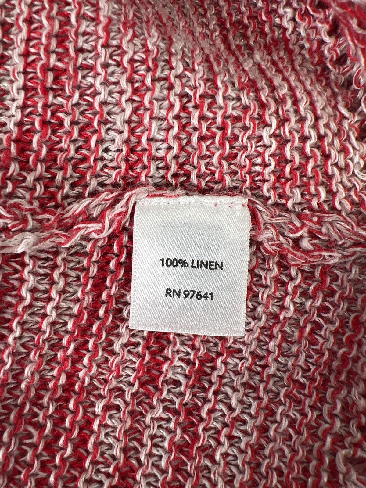 J.Jill Women’s Red Short Sleeve Knit Sweater - M