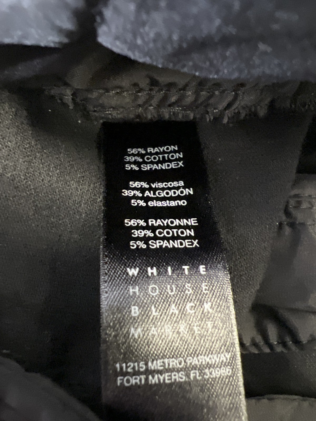 White House Black Market Women’s Black Slim Crop Pants - 4