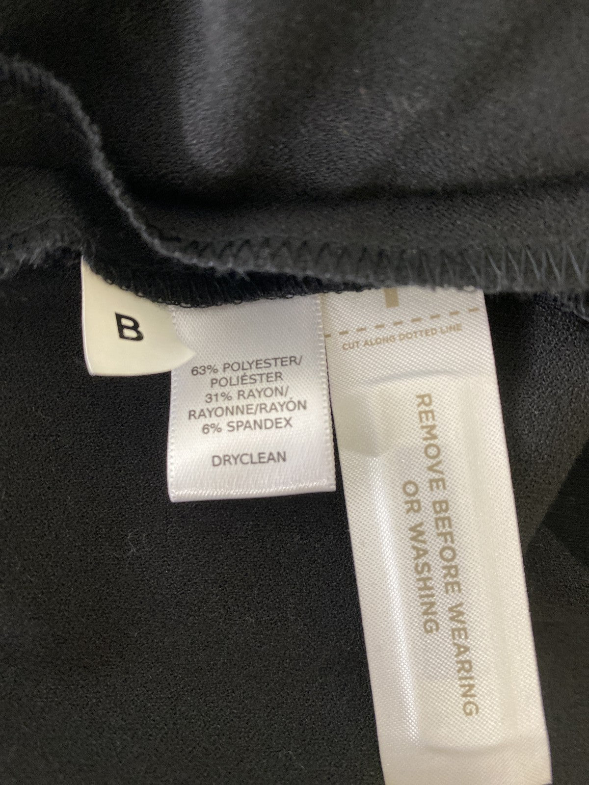 NEW LOFT Women’s Black Sleeveless Front Pocket Accent Shift Dress - 8