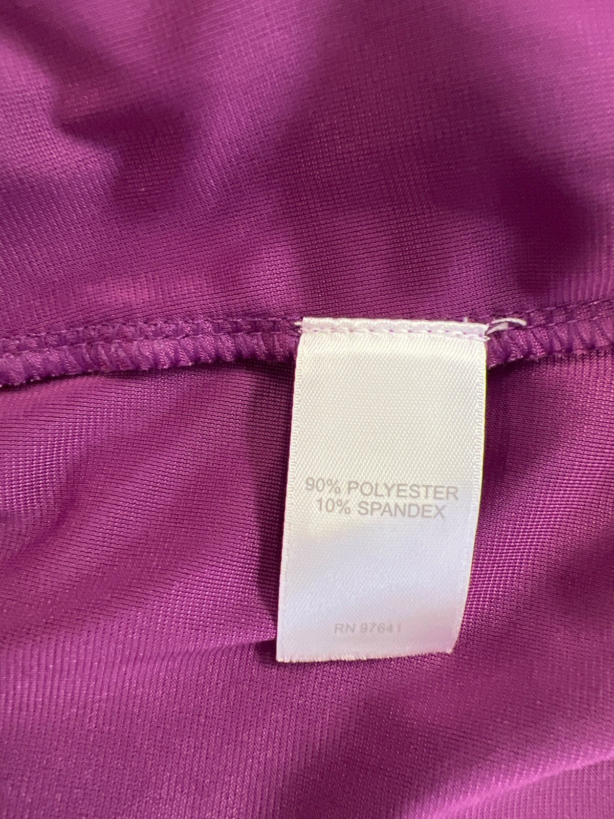 J.Jill Women’s Purple 3/4 Sleeve Velour Blouse - S