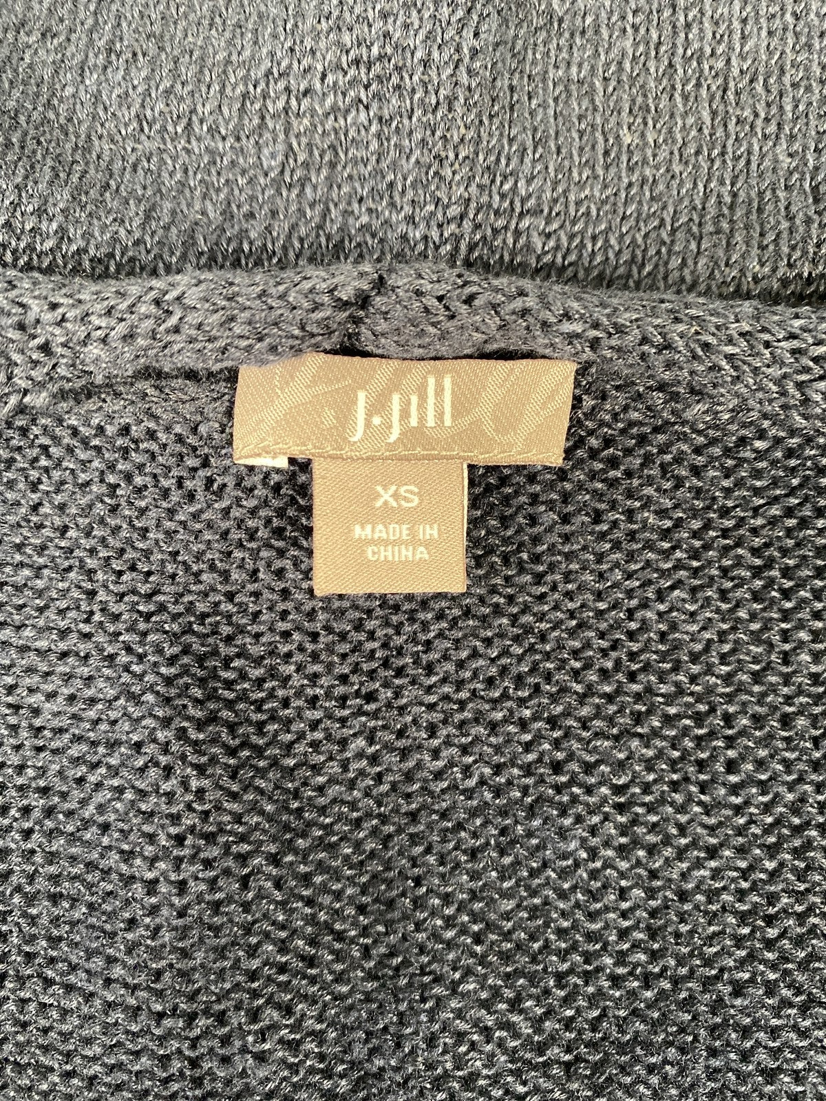 J.Jill Women’s Blue Linen Blend Sleeveless Cardigan Sweater - XS