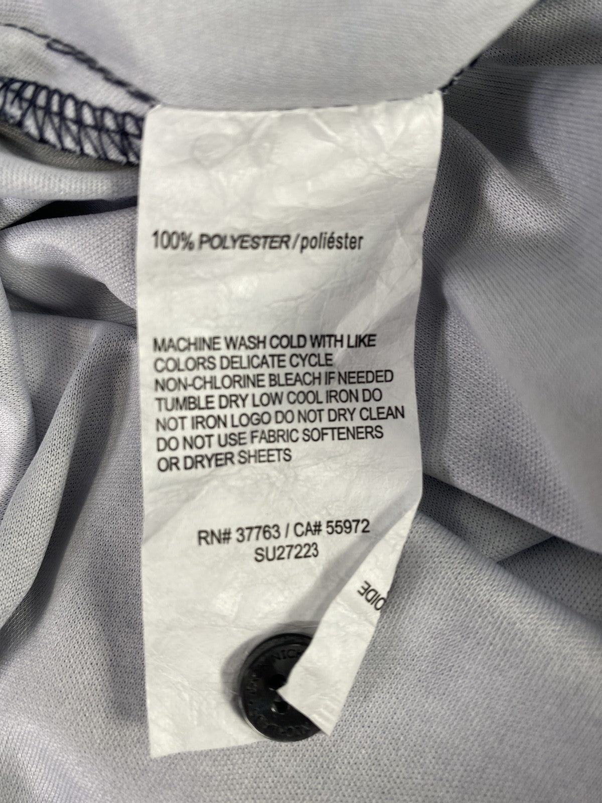 Jack Nicklaus Men’s Gray/Blue Stay Dri Short Sleeve Athletic Polo Shirt - L