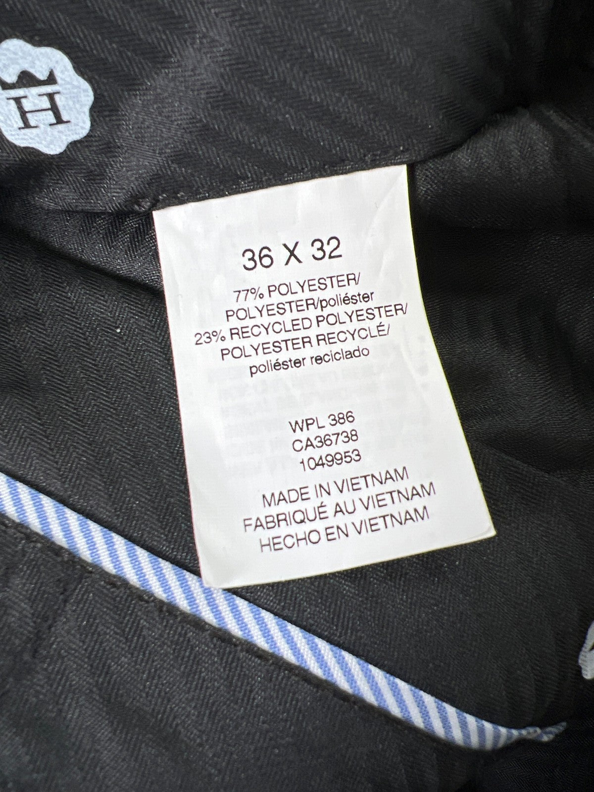 Haggar Men’s Black Classic Fit Straight Leg Dress Pants - 36x32