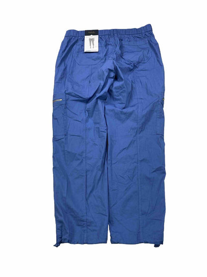 NEW Rafaella Women's Blue Lightweight Cargo Pants - 6