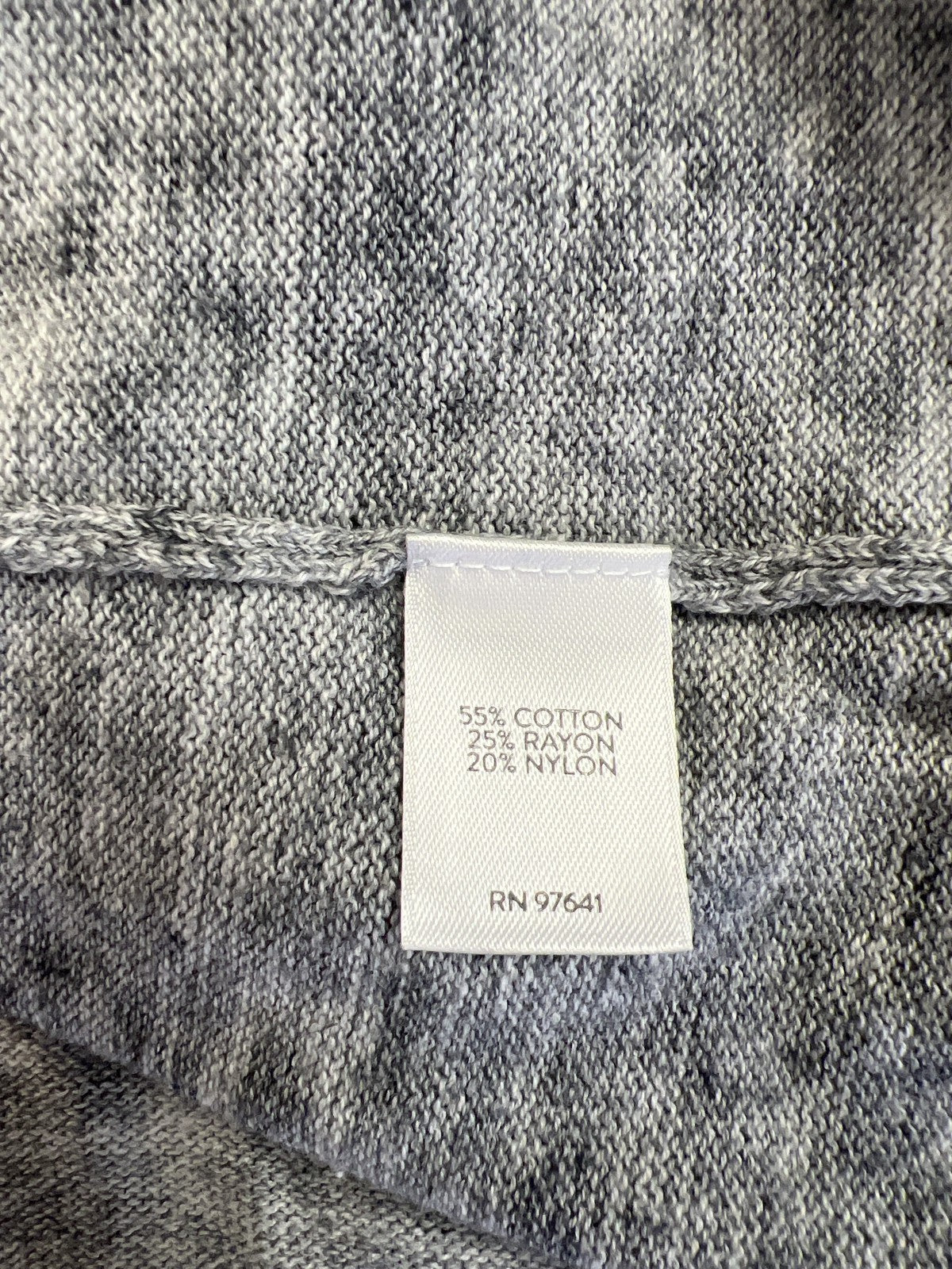 Pure J.Jill Women’s Gray Long Sleeve Thin Knit Sweater - S Petite