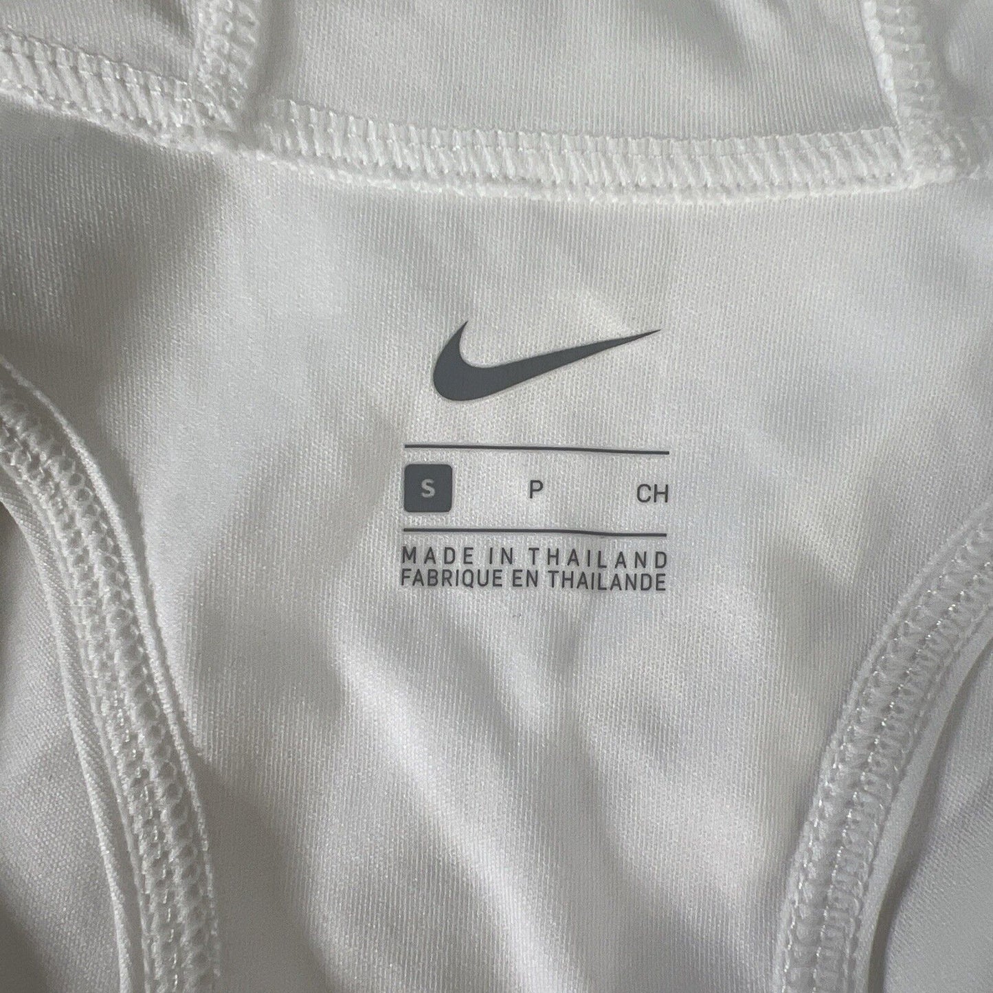 Nike Women's White Sleeveless Hooded Tunic Athletic Shirt - S