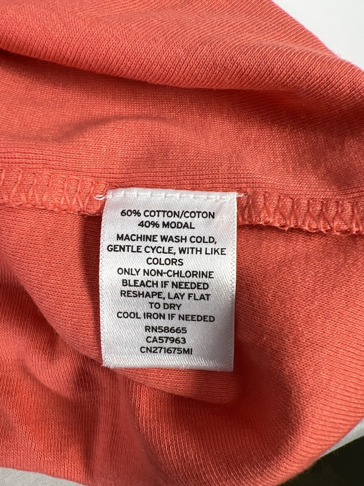 NEW Caslon Women’s Coral/Orange Elbow Sleeve T-Shirt - XS