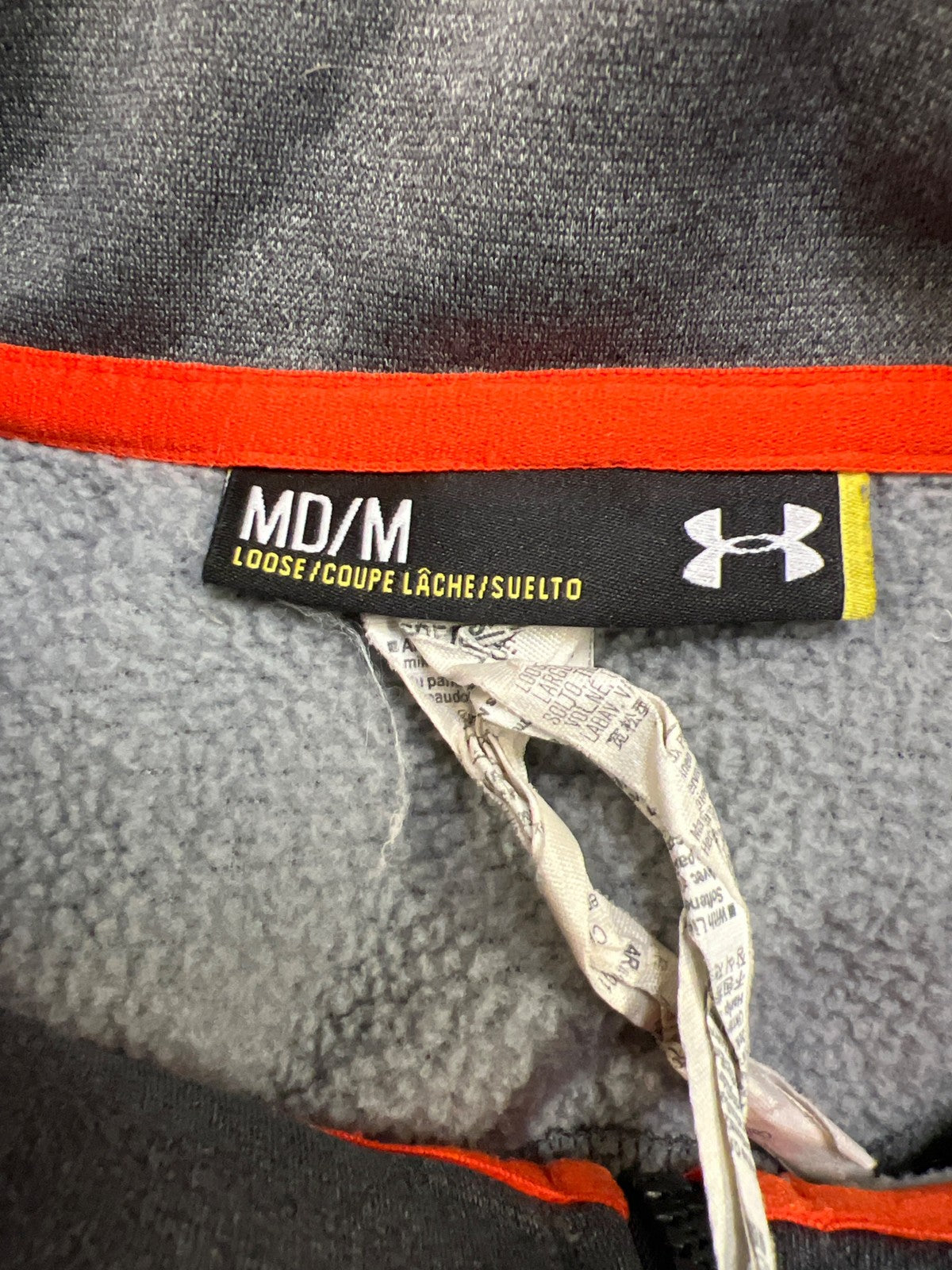 Under Armour Men’s Gray Storm1 Fleece Lined Full Zip Sweatshirt - M