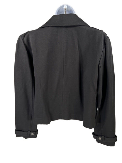 Chico's Women's Black Open Front Blazer Jacket - 2/US 12