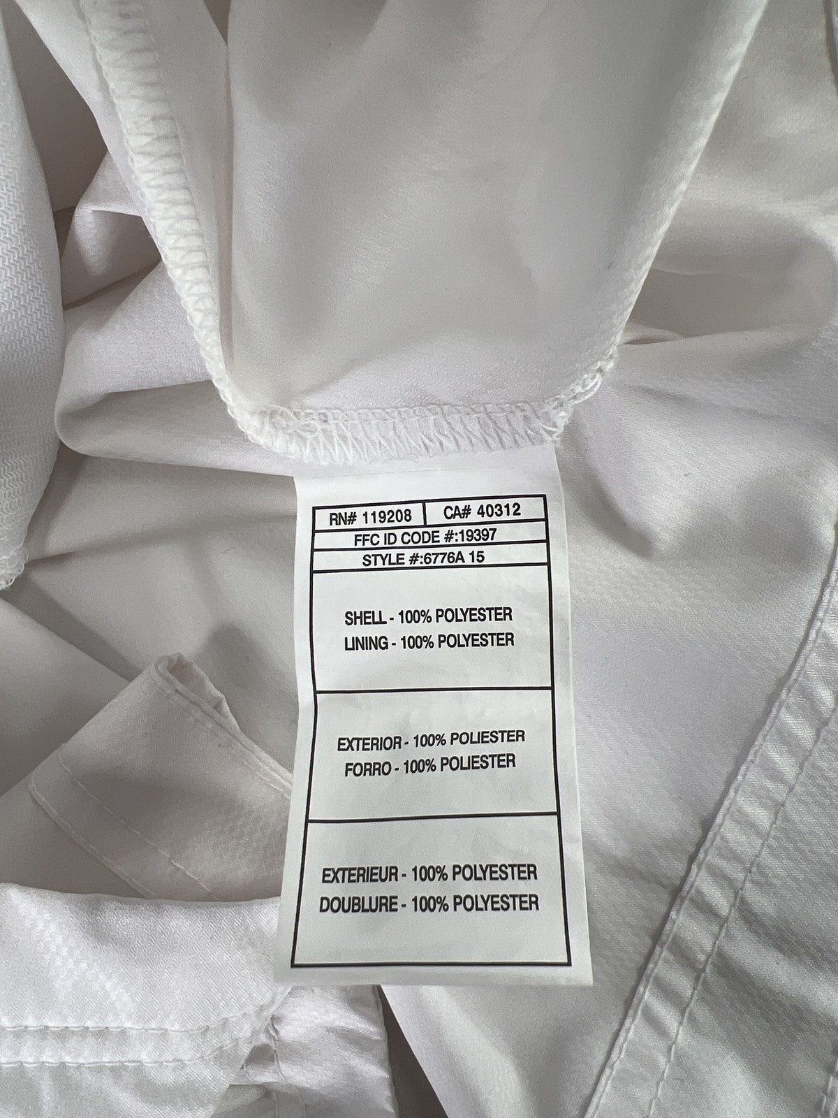 Adidas Men’s White U Of M Michigan Short Sleeve Windbreaker Jacket - 2XL