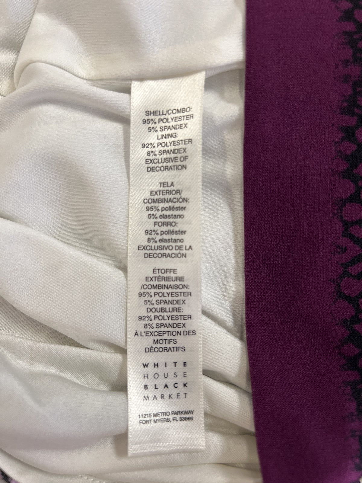 White House Black Market Women’s White/Blue Sleeveless Shift Dress - XXS