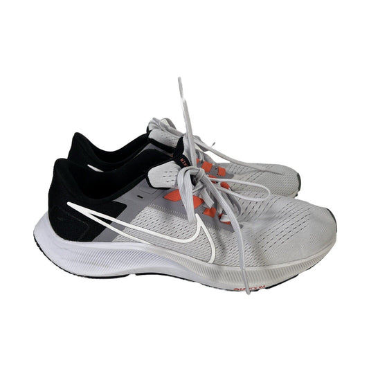 Nike Women's White/Purple Air Zoom Pegasus 38 Lace Up Athletic Shoes - 10