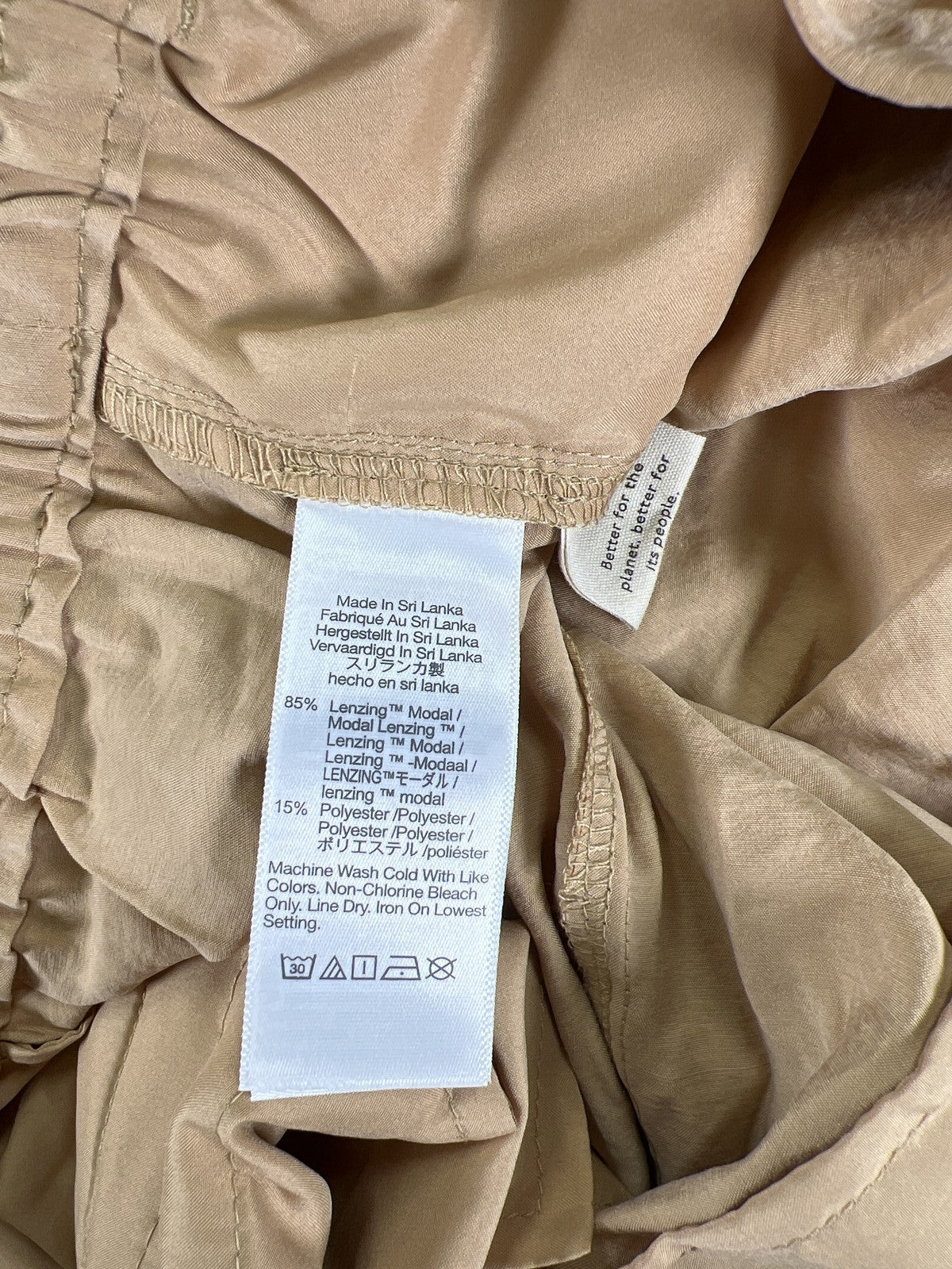 Madewell Women’s Beige Soft Drape Carley Wide Leg Pants - XXL Petite