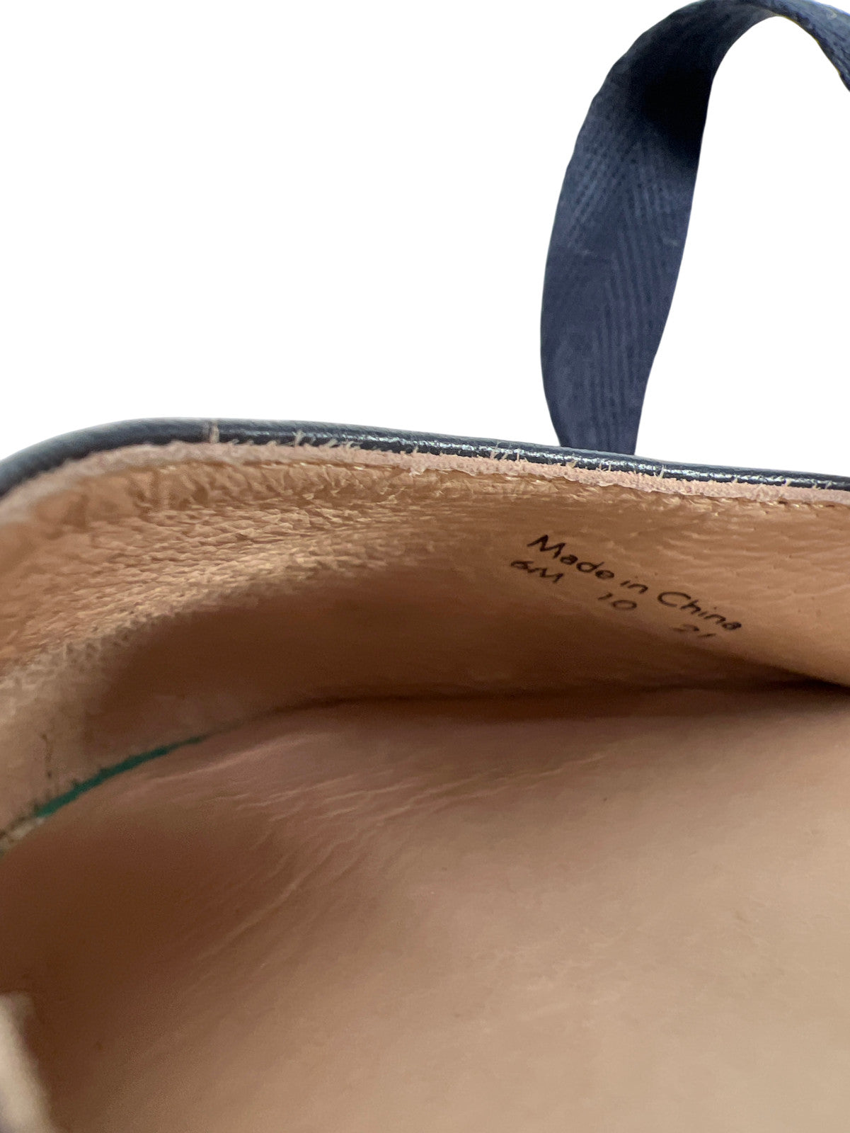 Jack Rogers Women’s Blue Leather Ankle Wrap Espadrille Wedge Sandals - 6