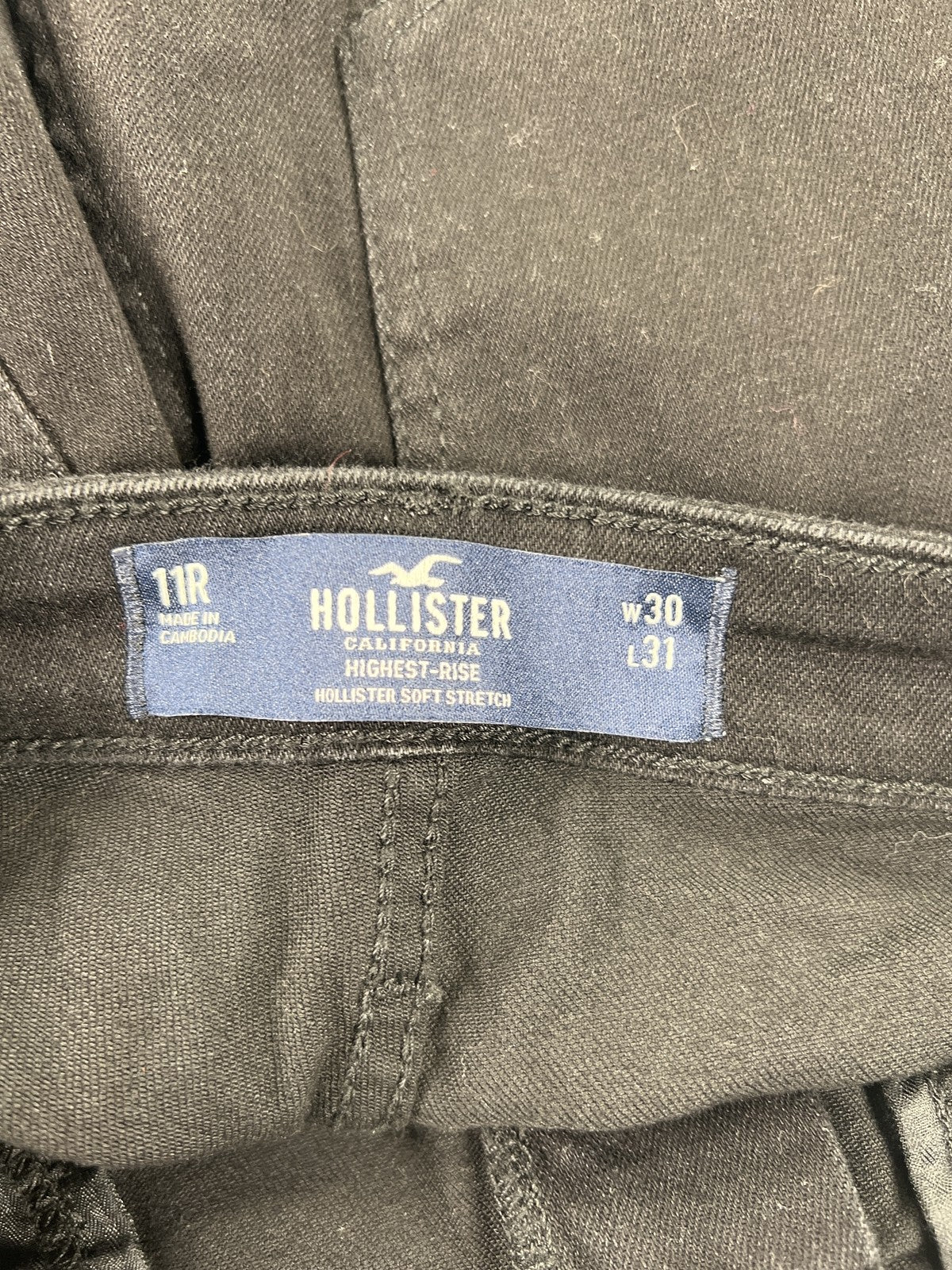 Hollister Women’s Black Highest Rise Flare Denim Jeans - 11R