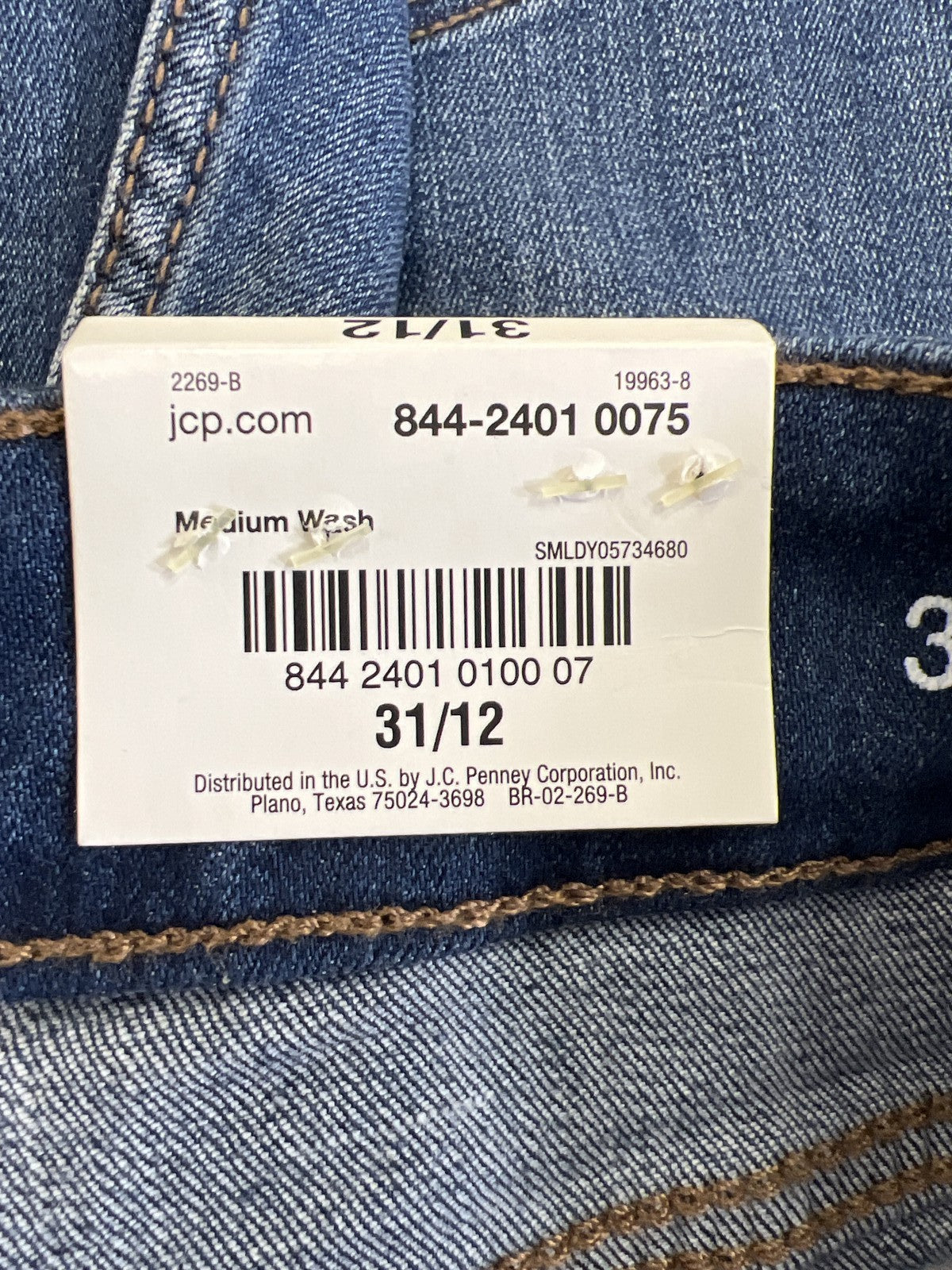 ANA Women’s Medium Wash Skinny Ankle Denim Jeans - 31/12