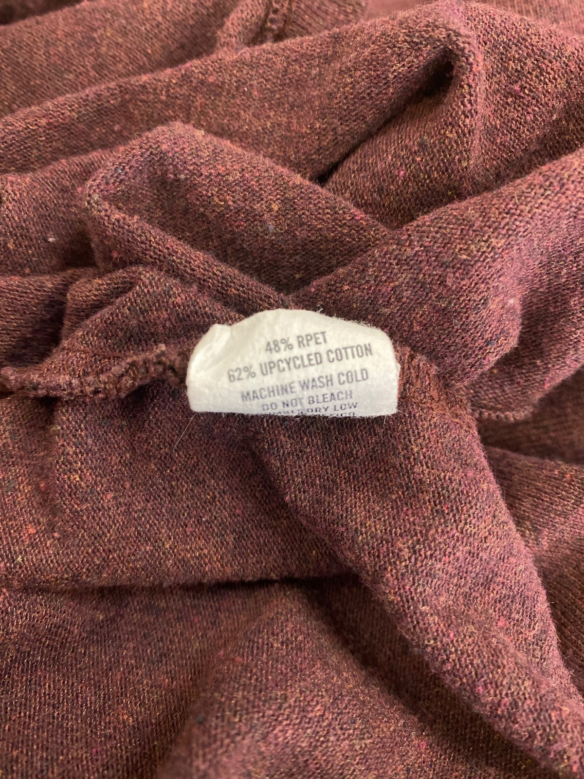 Taylor Stitch Men’s Burgundy Short Sleeve Pocket Front Heavy T-Shirt - 44/US XL