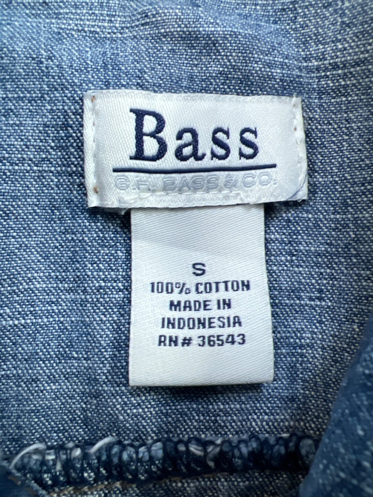 Bass Women’s Medium Wash Blue Denim Jean Jacket - S