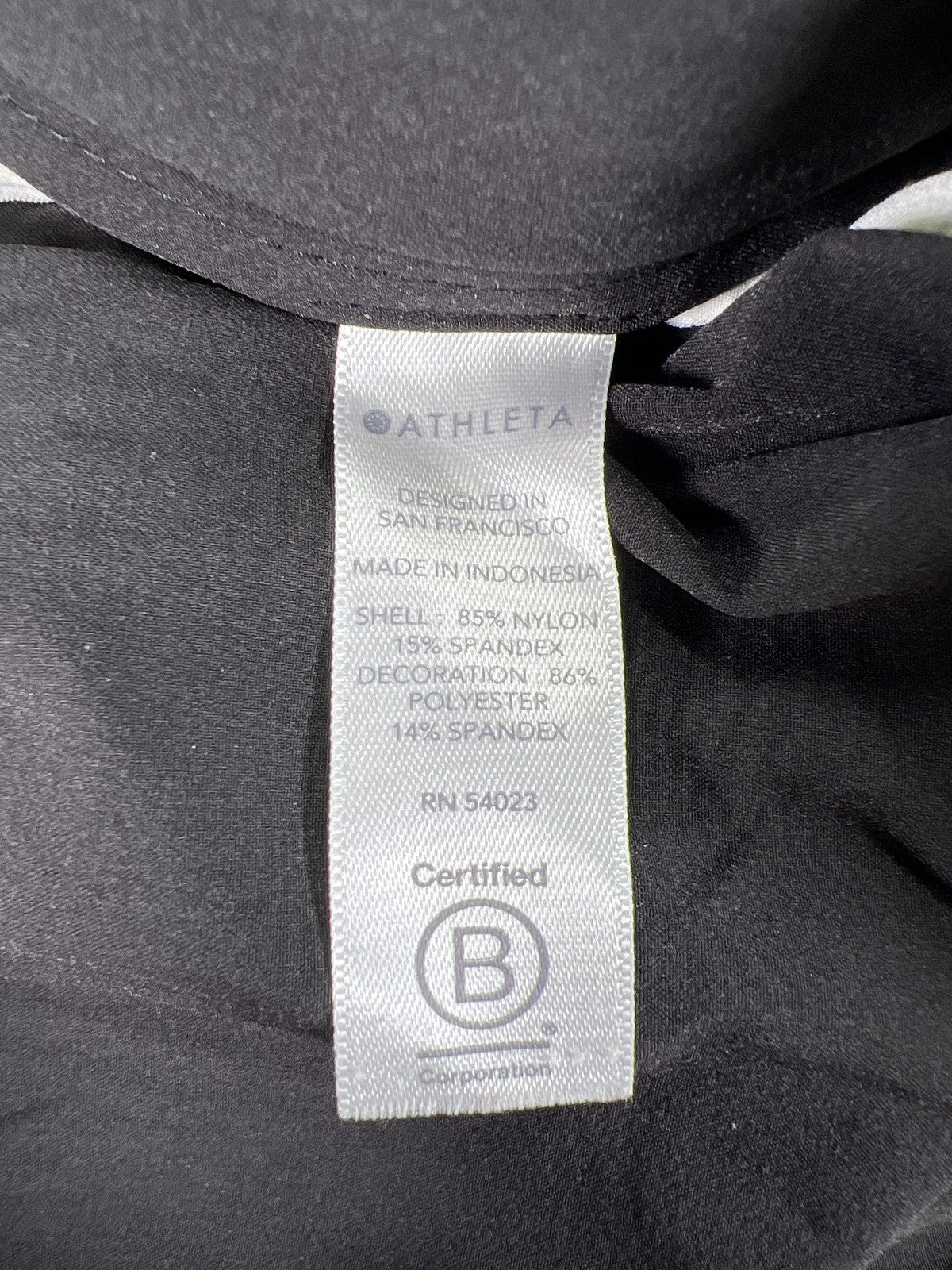 Athleta Women’s Black/White Colorblocked Unlined Athletic Shorts - 10