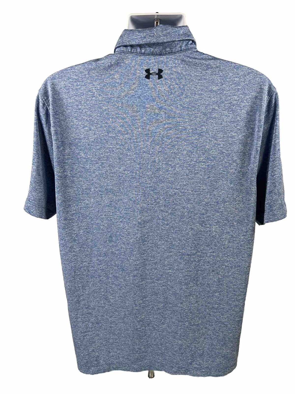 Under Armour Men's Blue HeatGear Loose Fit Golf Polo Shirt - L