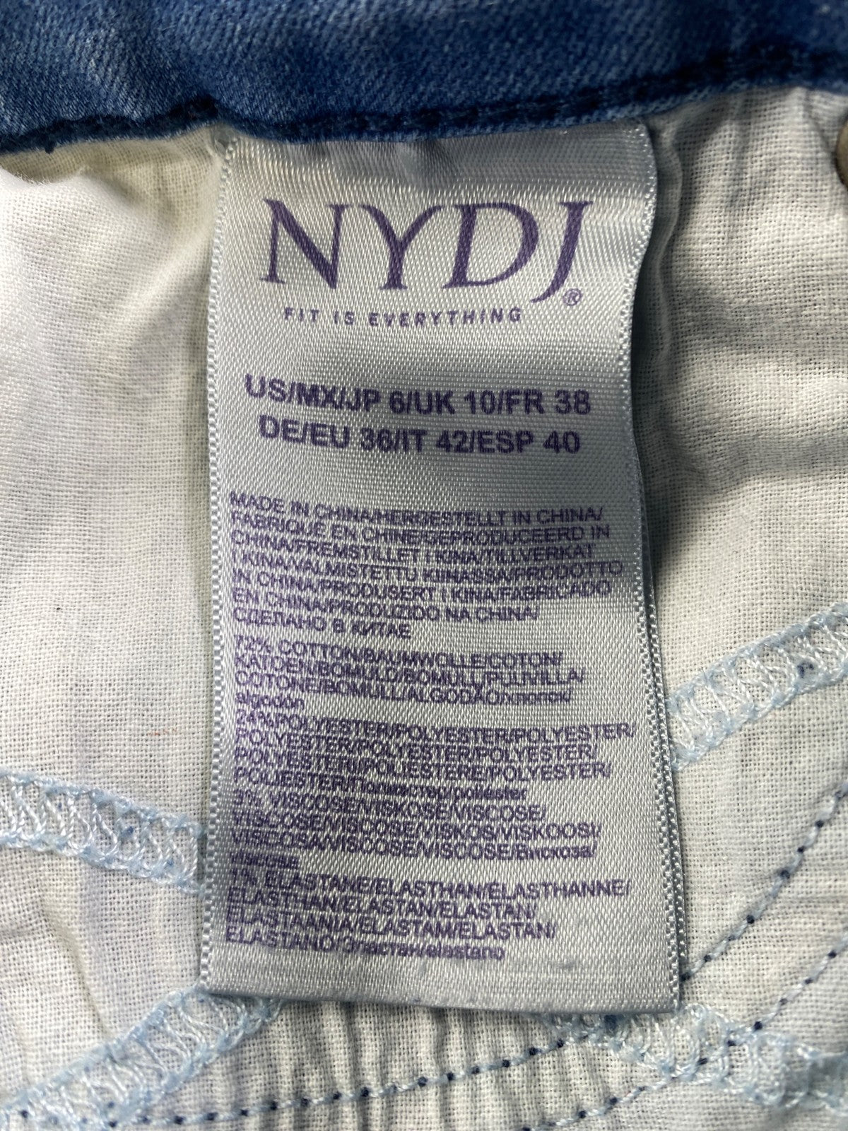 Not Your Daughters Women’s Medium Wash Marilyn Straight Denim Jeans - 6