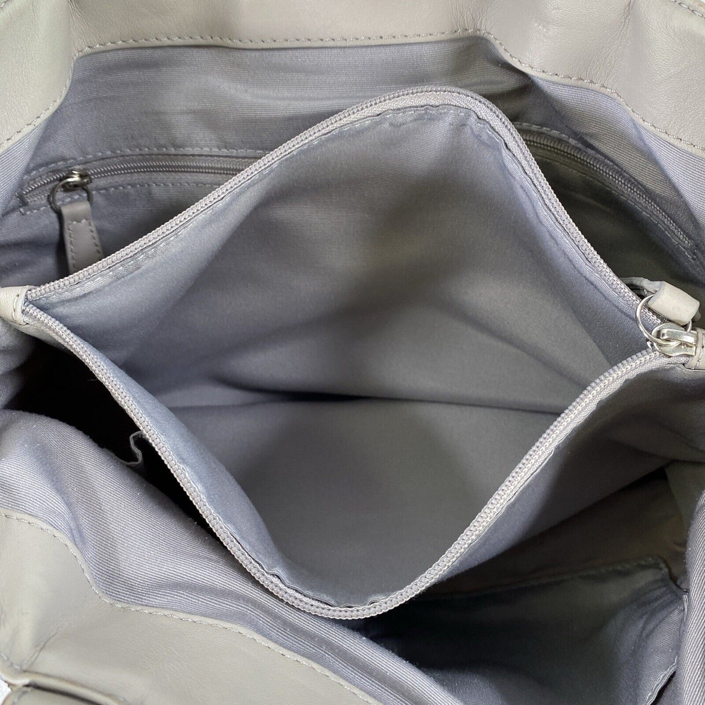 Coach Women's Gray Optic Linen Fabric Buckle Shoulder Bag Purse