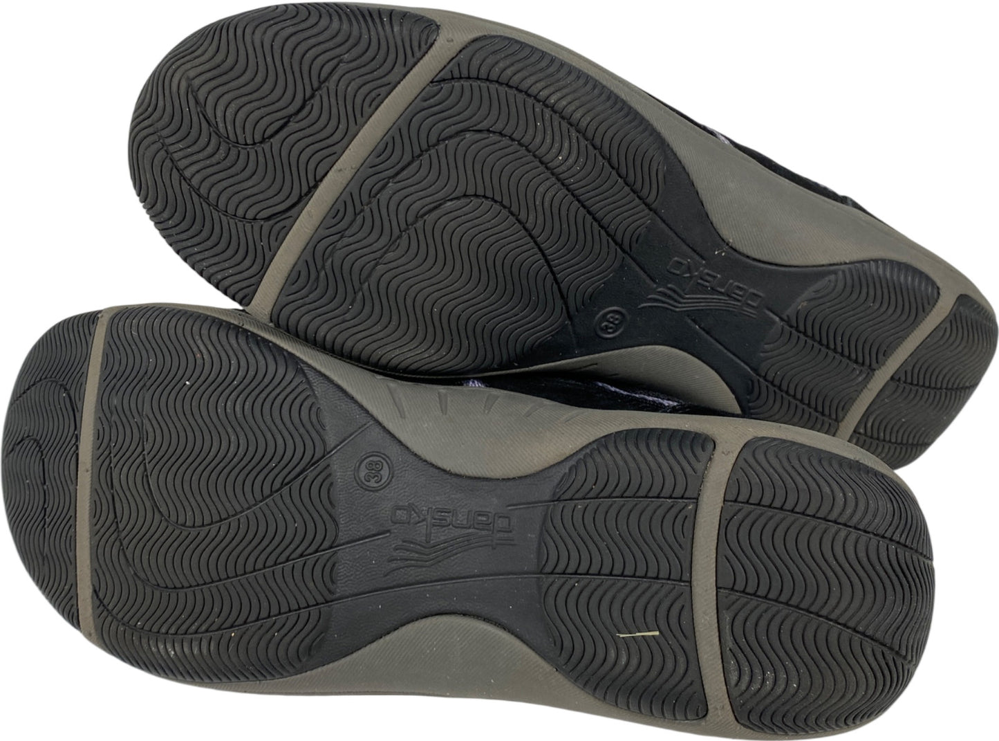 Dansko Women’s Black Suede Harlyn Slip On Walking Shoes - 38/US 8.5