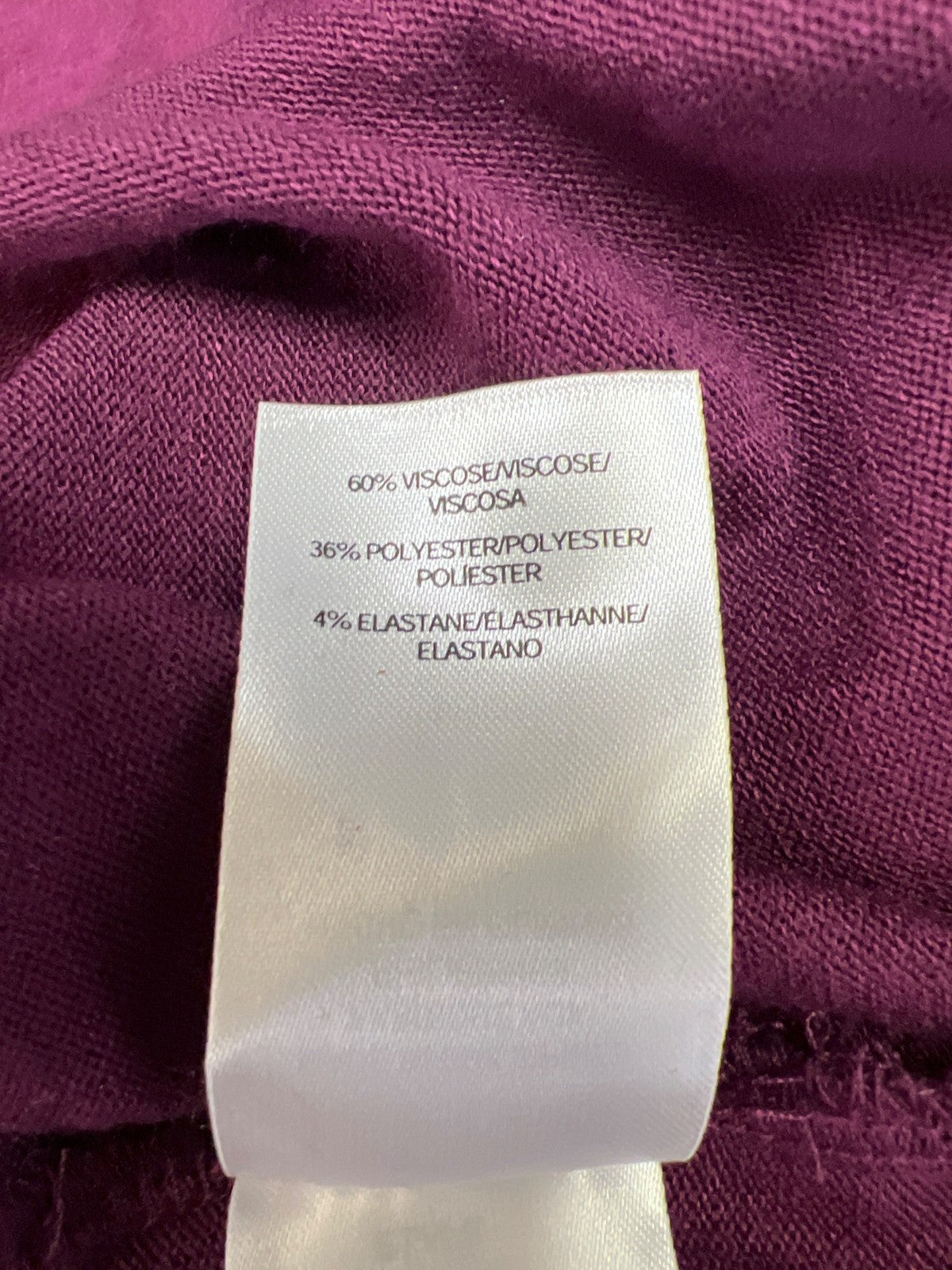 Lucky Brand Women’s Purple Cozy Crewneck Long Sleeve Shirt - S