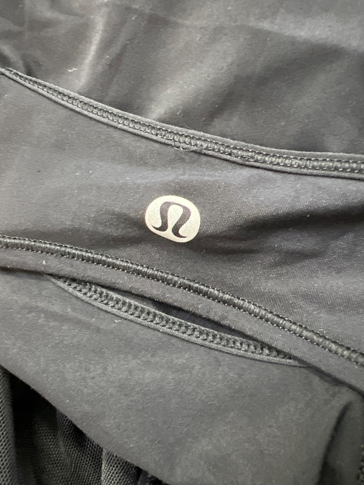 Lululemon Women’s Black If Your Lucky Open Back Mesh Long Sleeve Shirt - 10