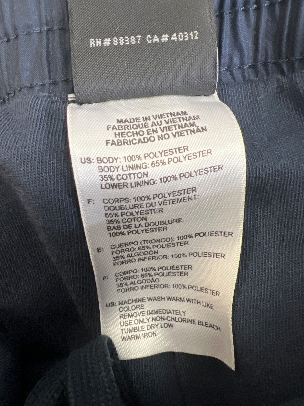 Adidas Men’s Blue Lined Zip Ankle Athletic Track Pants - S