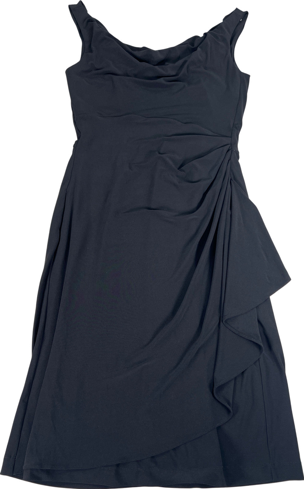 White House Black Market Women's Black Sleeveless Sheath Dress