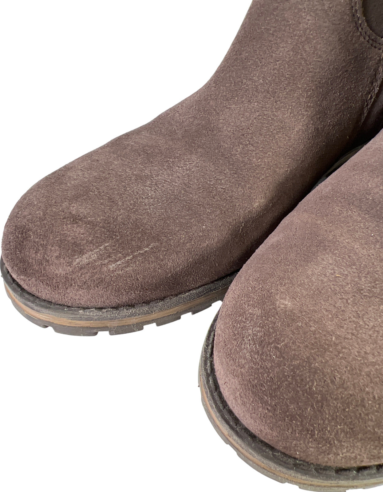 Clarks Collection Women’s Gray Suede Marana Amber Ankle Boots - 7