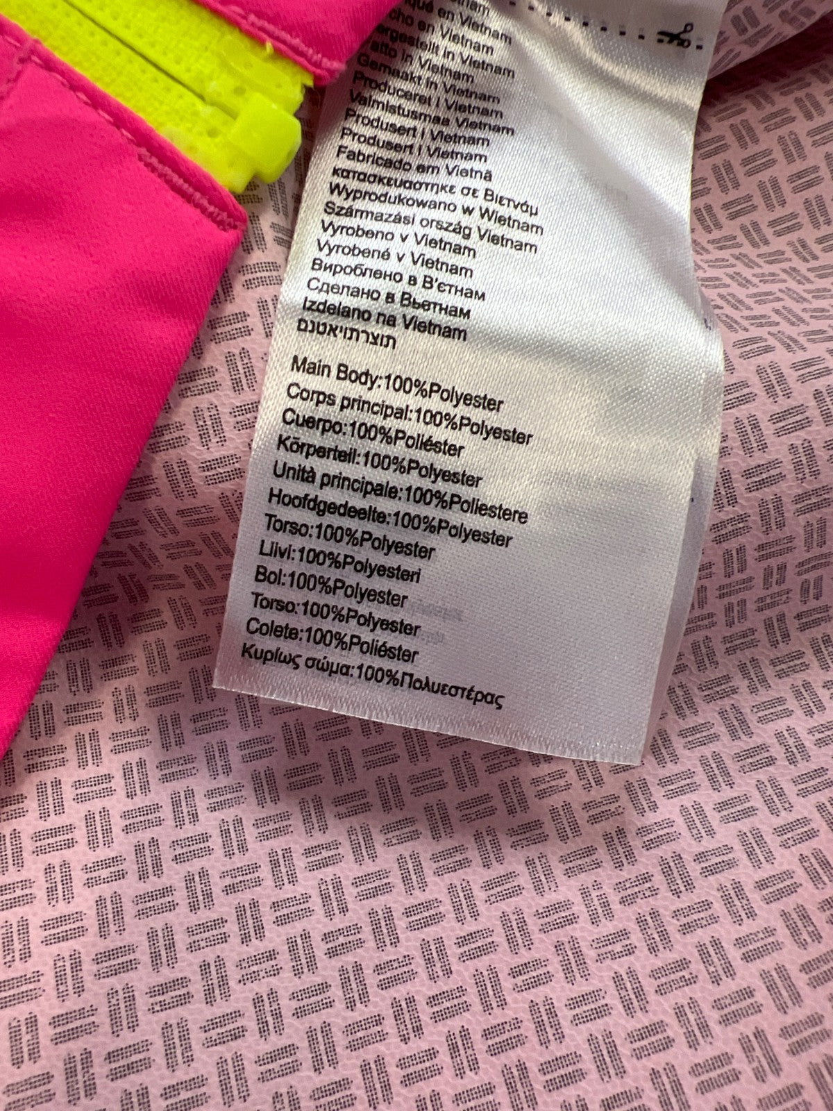 Pearl Izumi Men’s Pink Pro Aero Windbreaker Packable Biking Jacket - L