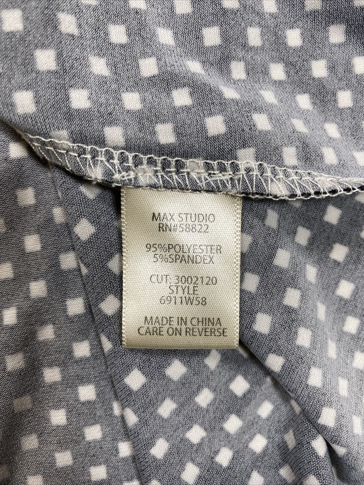 Max Studio Women's Black 3/4 Bell Sleeve Stretch Shift Dress - S