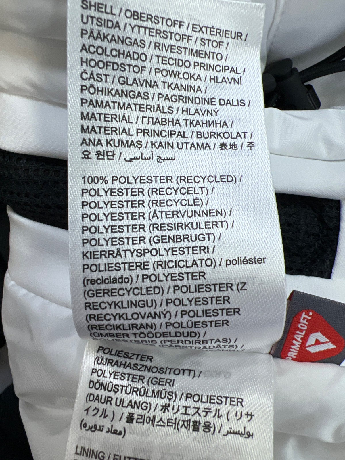 J.Lindeberg Men’s White Kerry Primaloft Full Zip Winter Ski Jacket - L