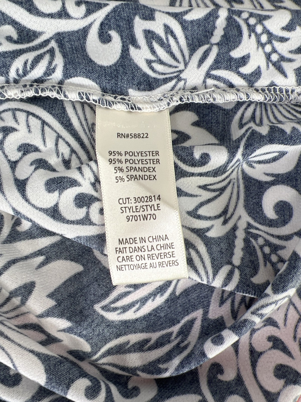 Max Studio Women’s Blue Jersey Tunic Tank Top - S