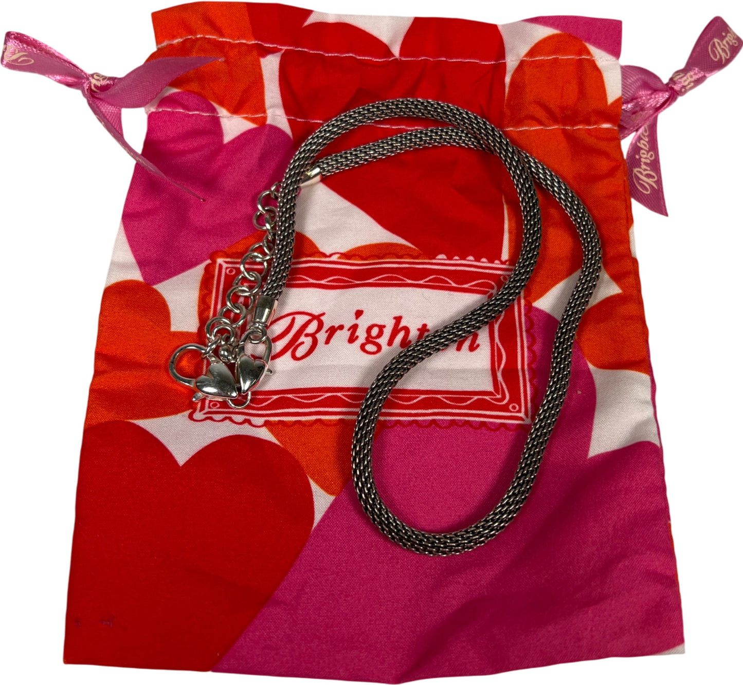 Brighton Silver Tone Beverly Glam Adjustable Chain Necklace