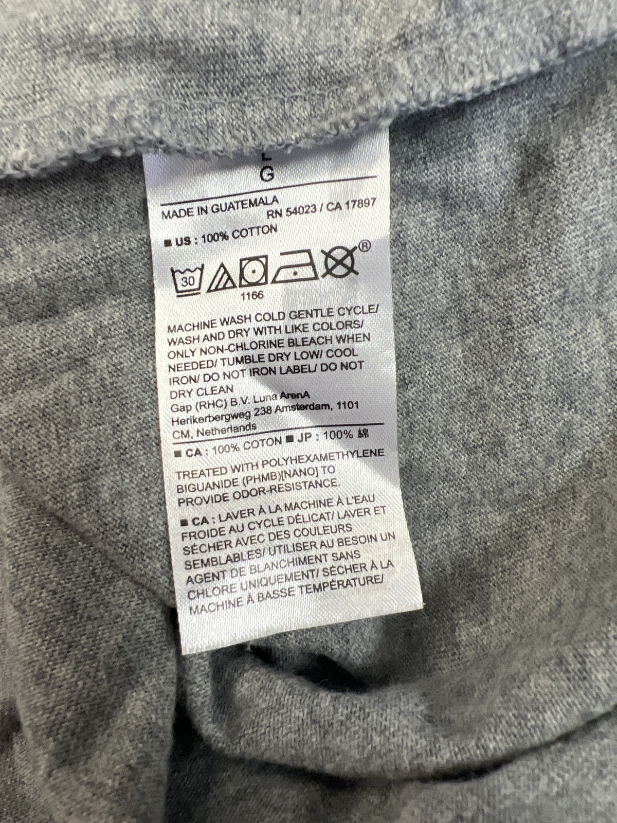 Banana Republic Men’s Gray Short Sleeve Authentic Fit Short Sleeve T-Shirt - L