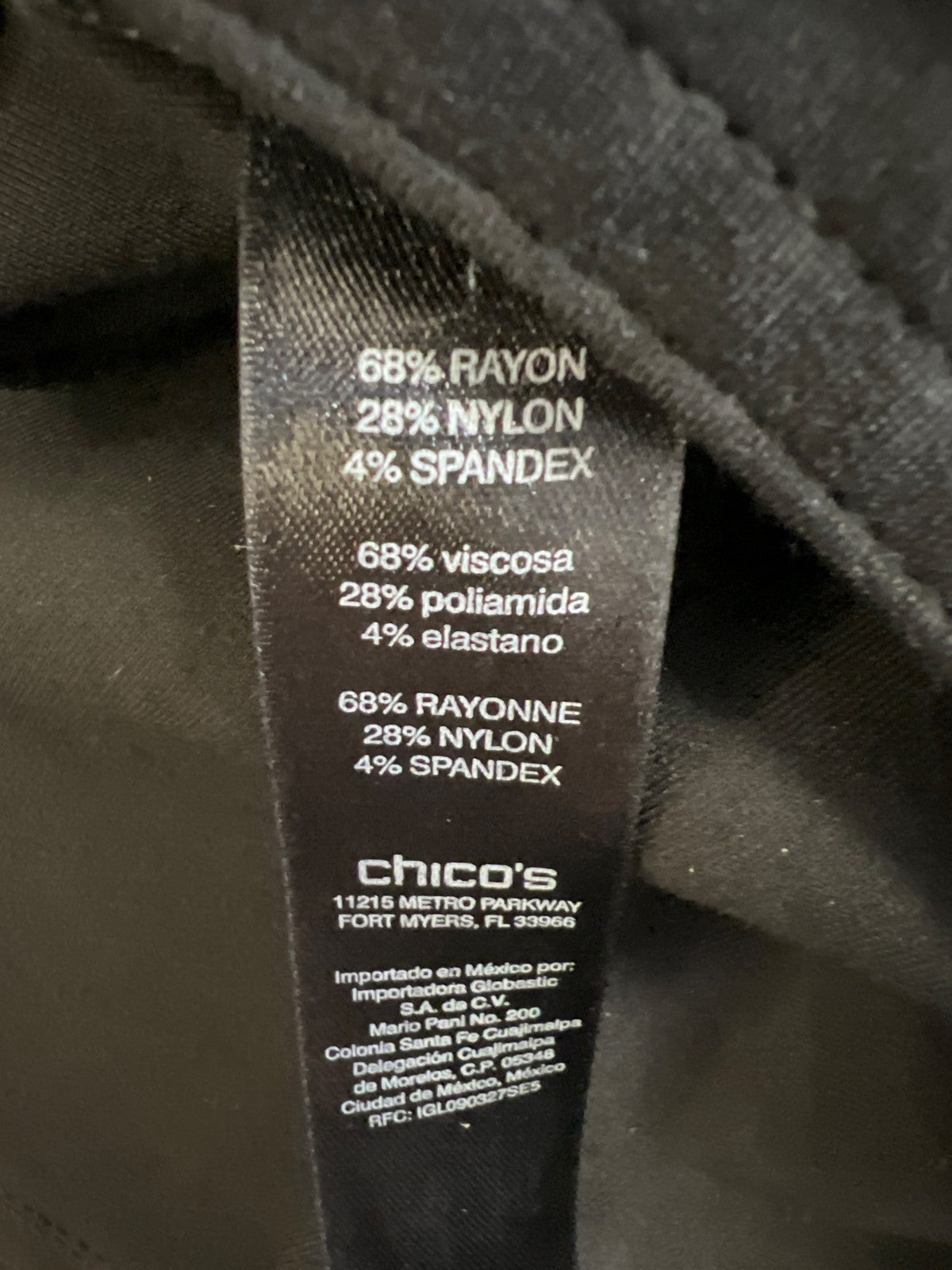 Chico’s So Slimming Women’s Black Dress Ankle Pants - 1.5/US 10 Petite